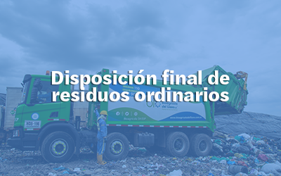 Disposición final residuos ordinario